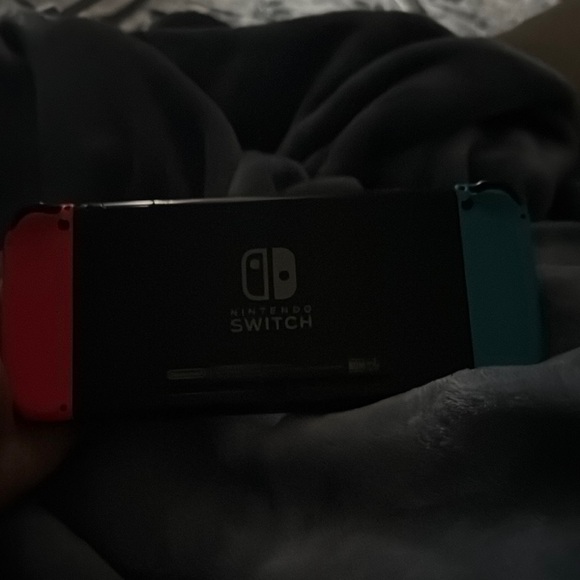 Nintendo Handheld Console Red and Blue
